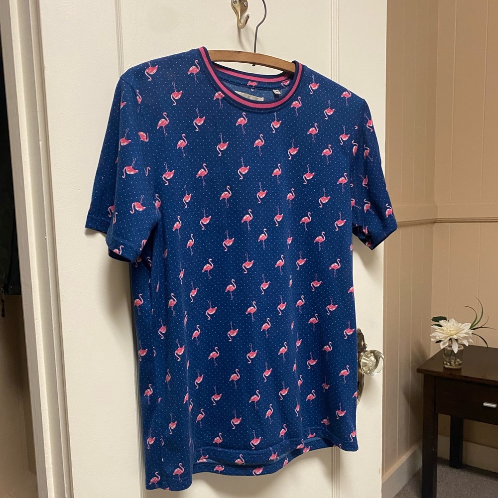 Fresh Prints of Bel-Air Flamingo Print Tee
